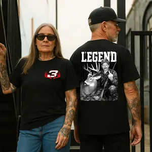 Dale Earnhardt Legend Deer Hunter Shirt – Vintage Buck Hunting Tribute Graphic Tee Tshirt Sweatshirt Hoodie Full Size