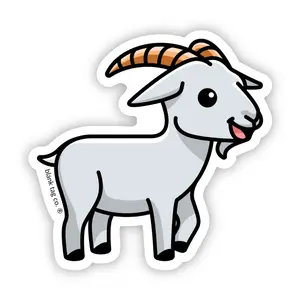 Blank Tag Co.® Goat Waterproof Sticker