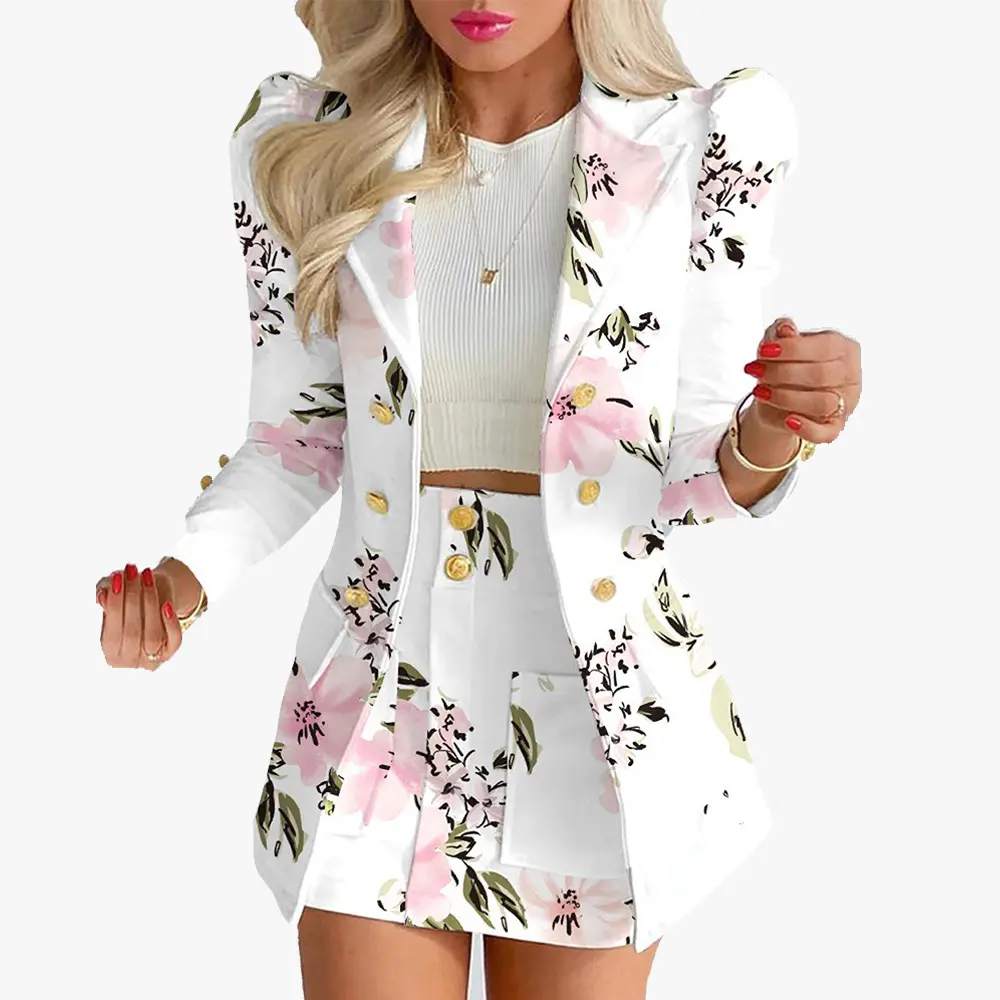 White floral dress