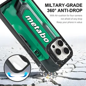 METABO Aesthetic Pattern Magnetic HardTPU Tough Metal Lens Frame Film With Bracket Stand GiftSpeaker Bluetooth Camera Holder AccessoriesPhone Cases Speaker Gift Cover Protector Smartphone Protection Shockproof milwaukee tool phone case Protective