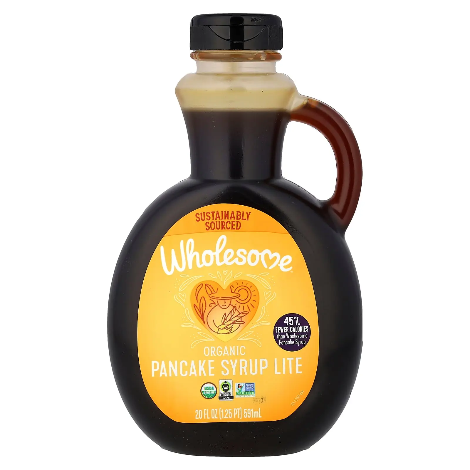 Wholesome Sweeteners Organic Pancake Syrup, Lite, 20 fl oz (591 ml)