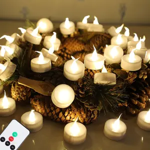 Color Changing Led Tealight Candles with Remote Control and Timer,Battery Operated Flameless Candle, Votive Candles,Electric Tea Candles for Party,for Indoor Decoration,Pack of 12