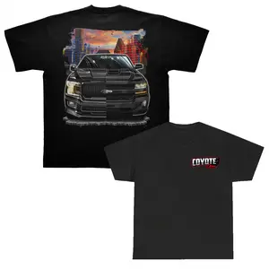 Coyoteos Car Silverado F150 Collab 2 Side T-shirt, Gift Cars, Trending New 2025, Graphic Tee Cotton Breathable