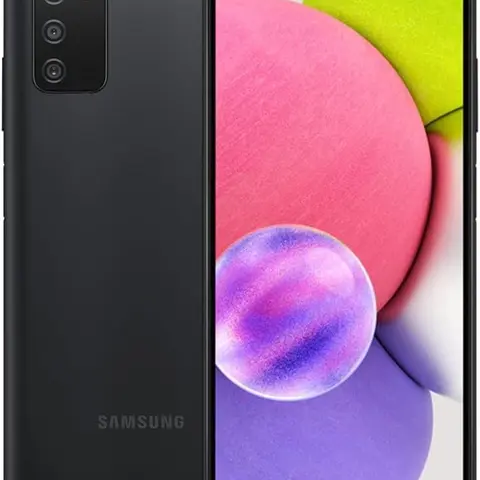 REFURBISHED Samsung Galaxy A03S Unlocked 4G LTE Android Phone Cellphone - US Version, 32GB Black, Excellent Condition, 6.5in LCD Display, 13MP Rear Camera, 5MP, Bluetooth 5.0, Fingerprint Sensor, 2.99x6.46x0.36in, 6.46x2.99 Dimensions