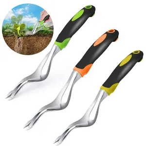 Manual Weed Removal Tool, Ergonomic Handle Garden Weeder, Ideal for Farming and Transplanting, Efficient Gardening Accessory