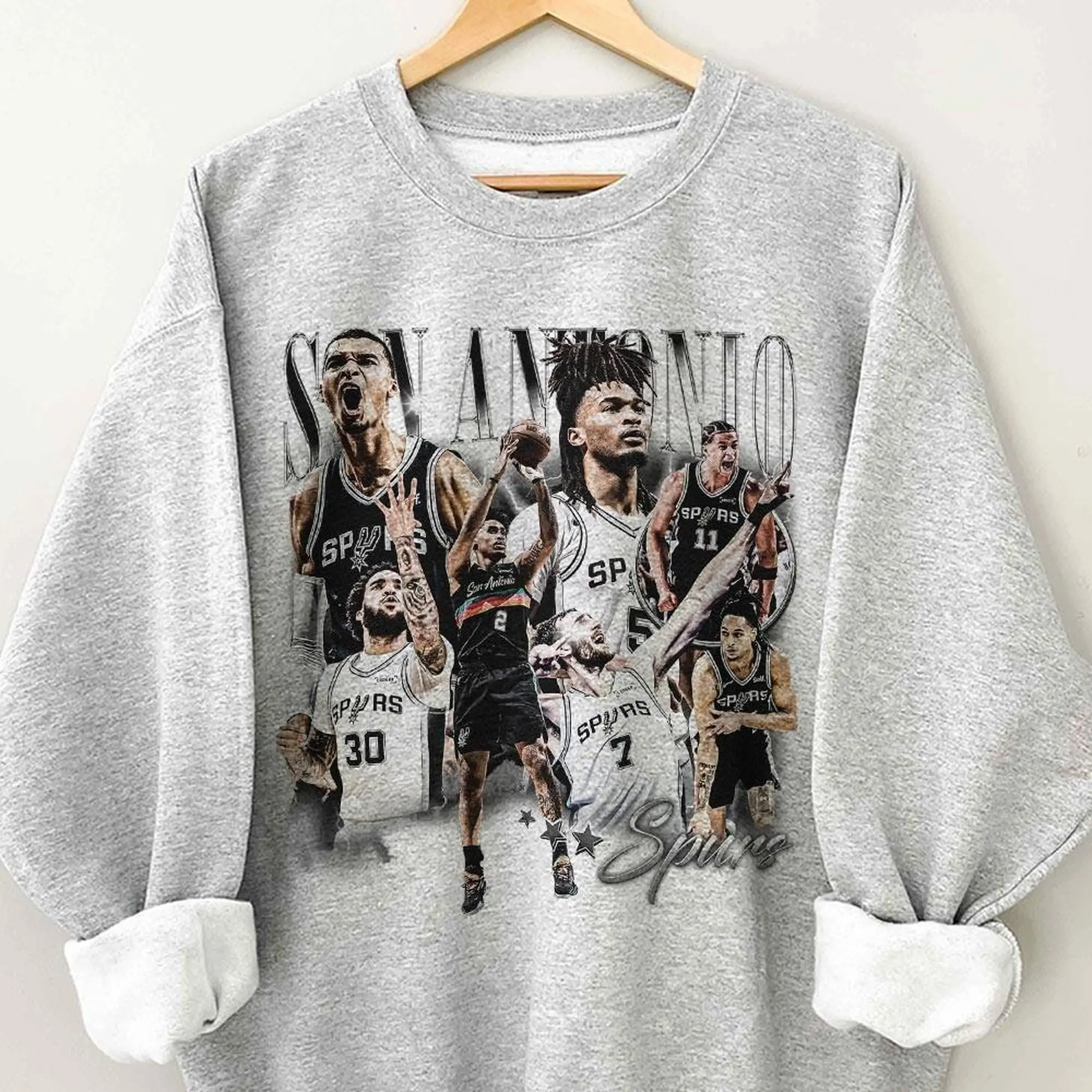 Wembanyama Castle Harper Kornet Vintage Sweatshirt