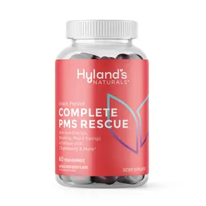 Hyland's Complete PMS Rescue - 60ct Vegan Gummies -  Menstrual cycle support & mood support - Dietary Supplement - Women's Health
