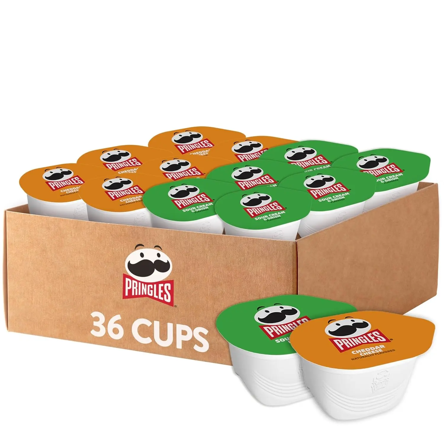 Potato Crisps Chips, Snack Stacks, Lunch Snacks, Variety Pack (36 Cups)