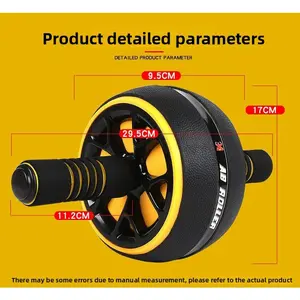 Beginner Abdominal Wheel Abdominal Muscle Crash Equipment Men's and Women's Abdominal Roll Fitness Equipment