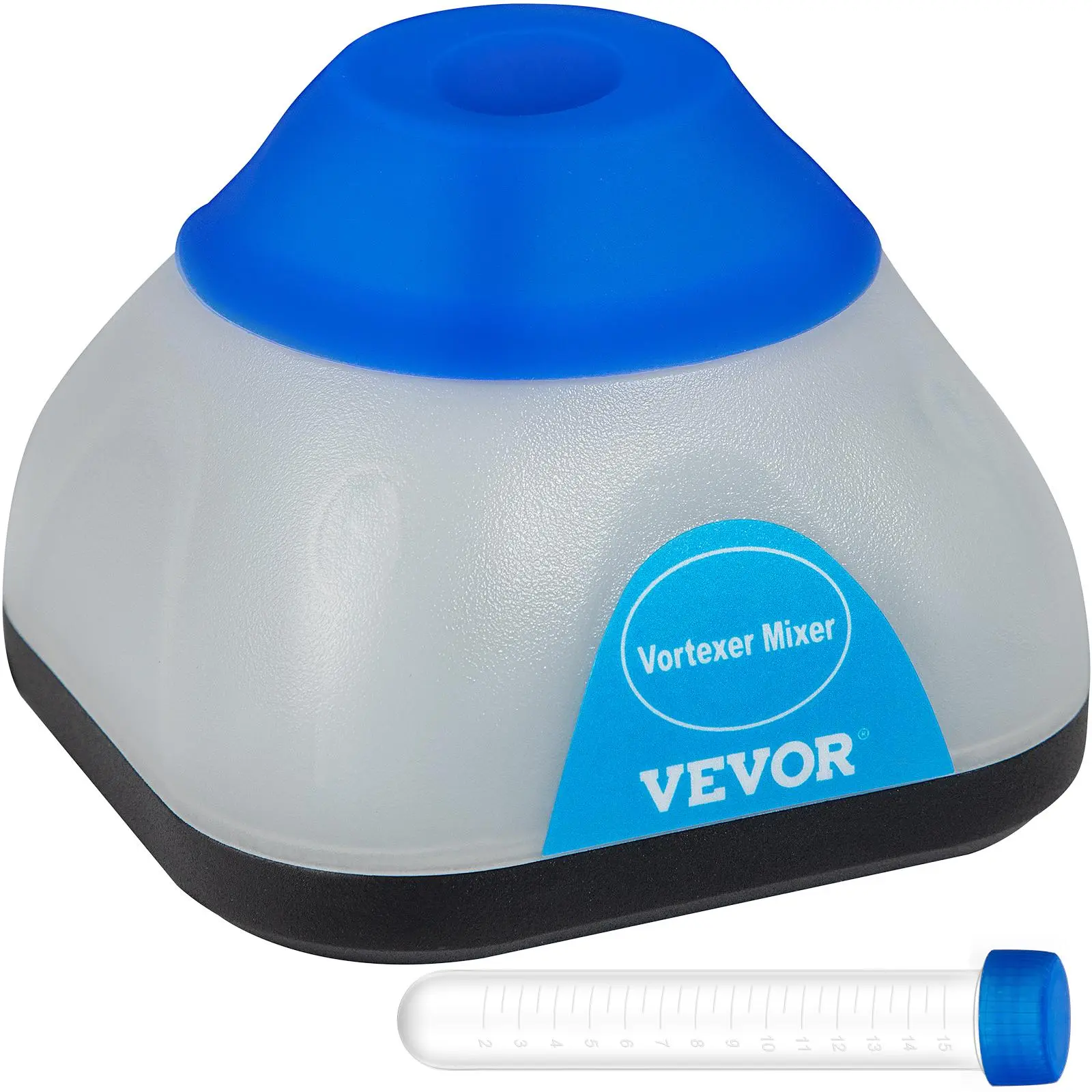 【toolupgrade】VEVOR Vortex Mixer, 3000rpm Mini Vortex Mixer Shaker, Touch Function Scientific Lab Vortex Shaker, Mix Up to 50ml, 6mm Orbital Diameter for Test Tube, Tattoo Ink, Nail Polish, Eyelash Adhesives, Paint