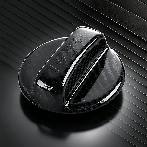 For Toyota RongFang RAV4 Camry NOAH VOXY SIENNA Gas Cap Fuel Tank Warning Cap Carbon Fiber Gas Cap Decal for Cars Oil Filler Cap