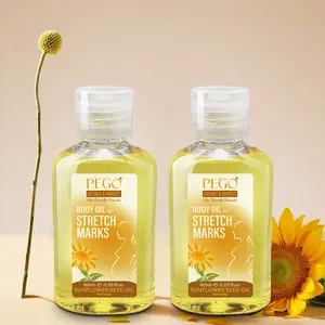 PEGO Stretch Mark Oil – Pregnancy & Postpartum Belly Care, Growth Stretch Mark Repair,organic, Vitamin E & Cocoa Butter, 2.03oz x 2 – Buy One Get One