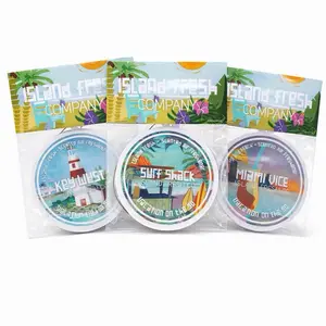 Vacation Scented Air Freshener Trio - Tropical Fruit Beverage, Resort Fragrance Aroma Car & Home Air Freshener Refills