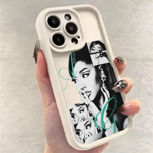 A-Ariana G-Grande Phone Case Suitable for iPhone 17 16e 16 15 14 13 12 11 Mini Pro Max Air X XR XSMAX 8 7 Plus Anti Fall Soft TPU Back Cover