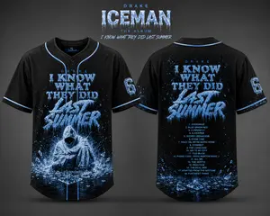 Iceman 2026 Album - i know what they did Baseball jersey, Hip Hop Rap Fashion Jersey Gift For Men Women