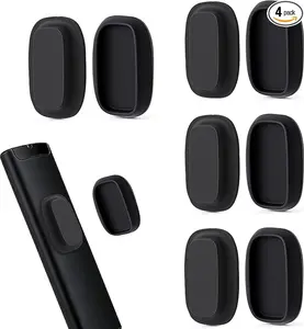 4-Pack Magnetic Remote Holder | No Drill Wall Mount Organizer | Renter Friendly Apartment Must Haves | Home Storage Hack for TV/AC | Room Finds