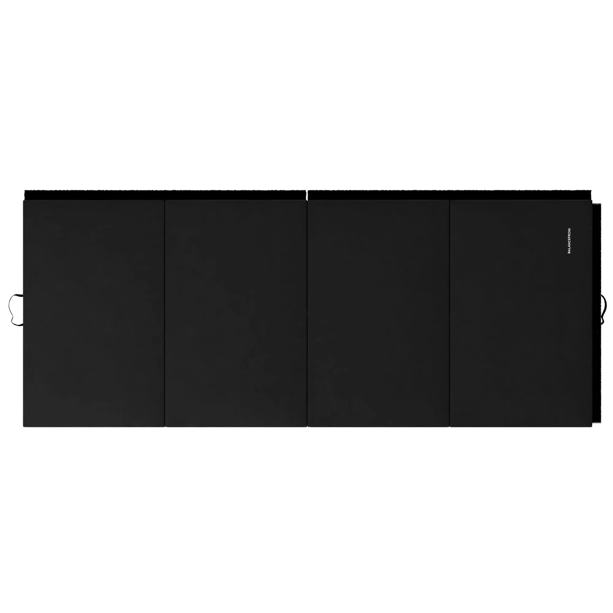 BalanceFrom 4' x 6' x 2" All Purpose Folding Fitness Gymnastics Gym Mat, Black