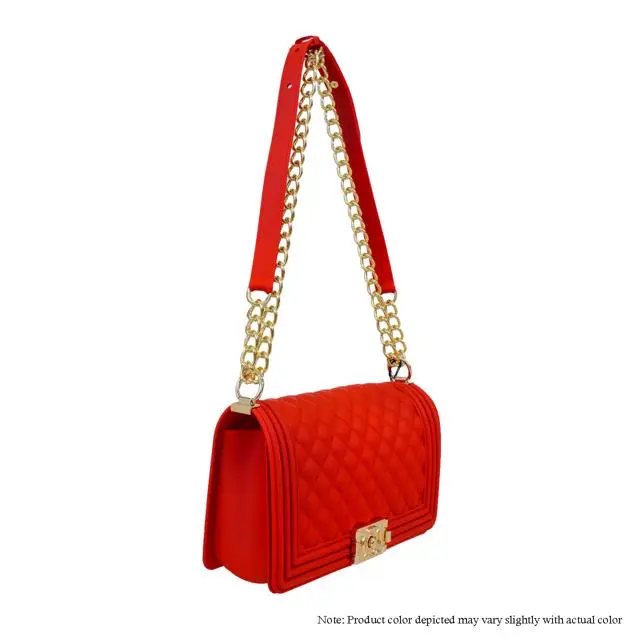 Jelly {Silicone} Shoulder Bag - Red