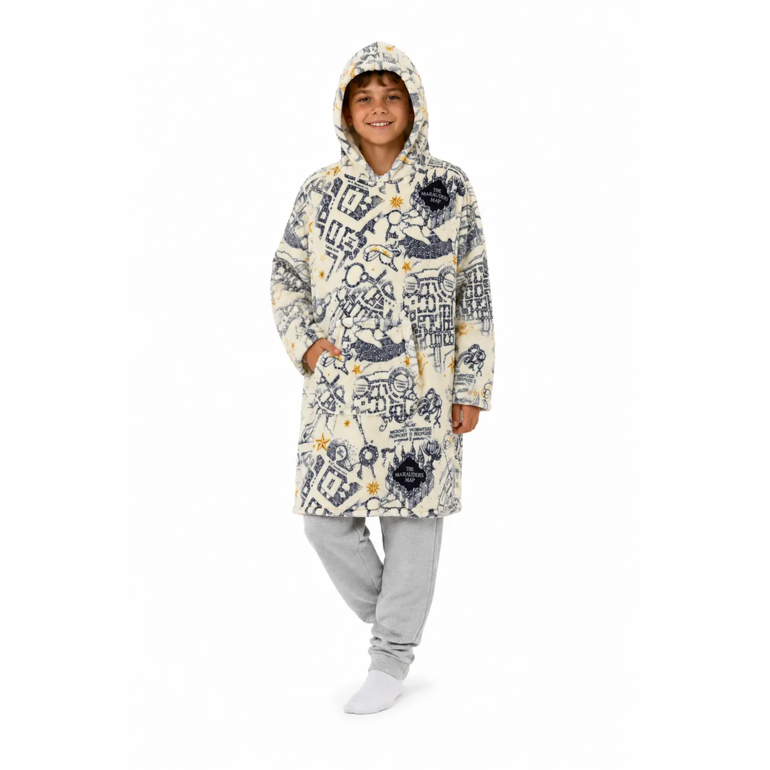 Jay Franco Officially Licensed Warner Brothers Character Prints Wearable Blanket - Harry Potter & Gilmore Girls Themed, Ultra Soft Cozy Plush, 2 Sizes Available