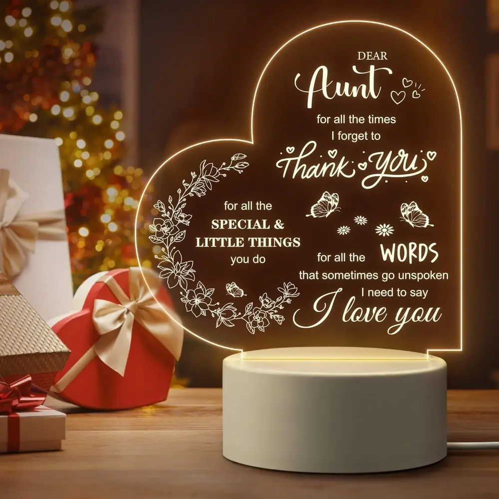Flickering Flame LED Lantern - USB-Powered Ambient Night Light, Decorative Atmosphere Light, Dimmable LED Mood Lamp, Illuminated Indoor Home Decor, Unique Gift for Mom