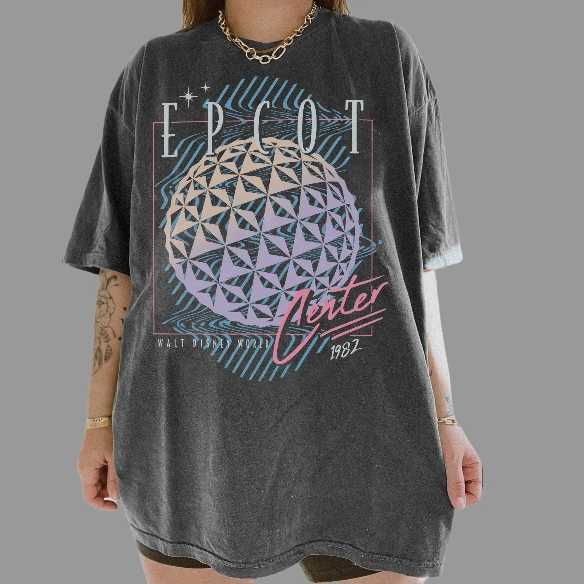 Vintage EPCOT Center Shirt 1982, Retro World Tee, Family Matching Shirts, Trip Shirt