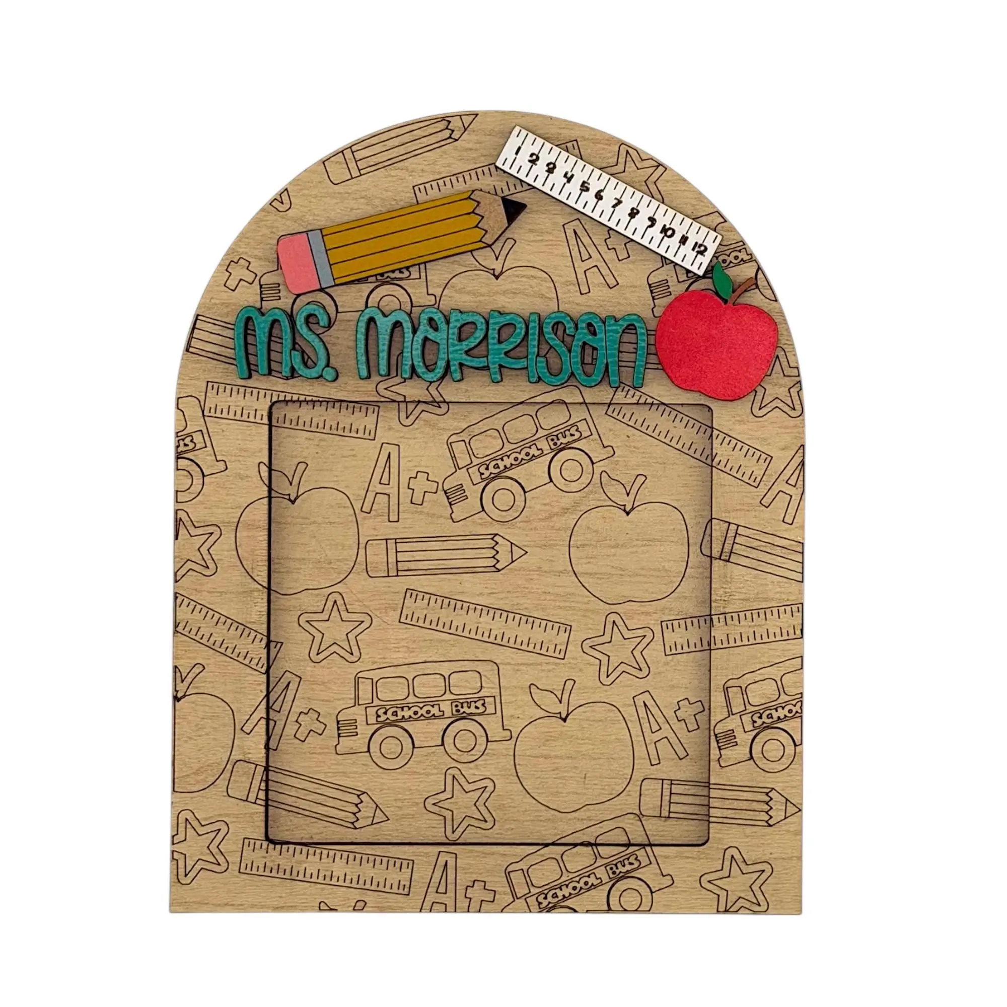 Personalized School Notepad Holder