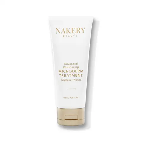 Nakery Beauty Advanced Resurfacing Microdermabrasion Face Scrub - Sensitive Skin Round Exfoliating Scrubs & Peels with Retinol, Vitamin C, Pineapple, Sapphire, Moonstone, Gemstones, Lactic Acid, Citric Acid, Magnesium for Firming, Smoothing, Soft Skin