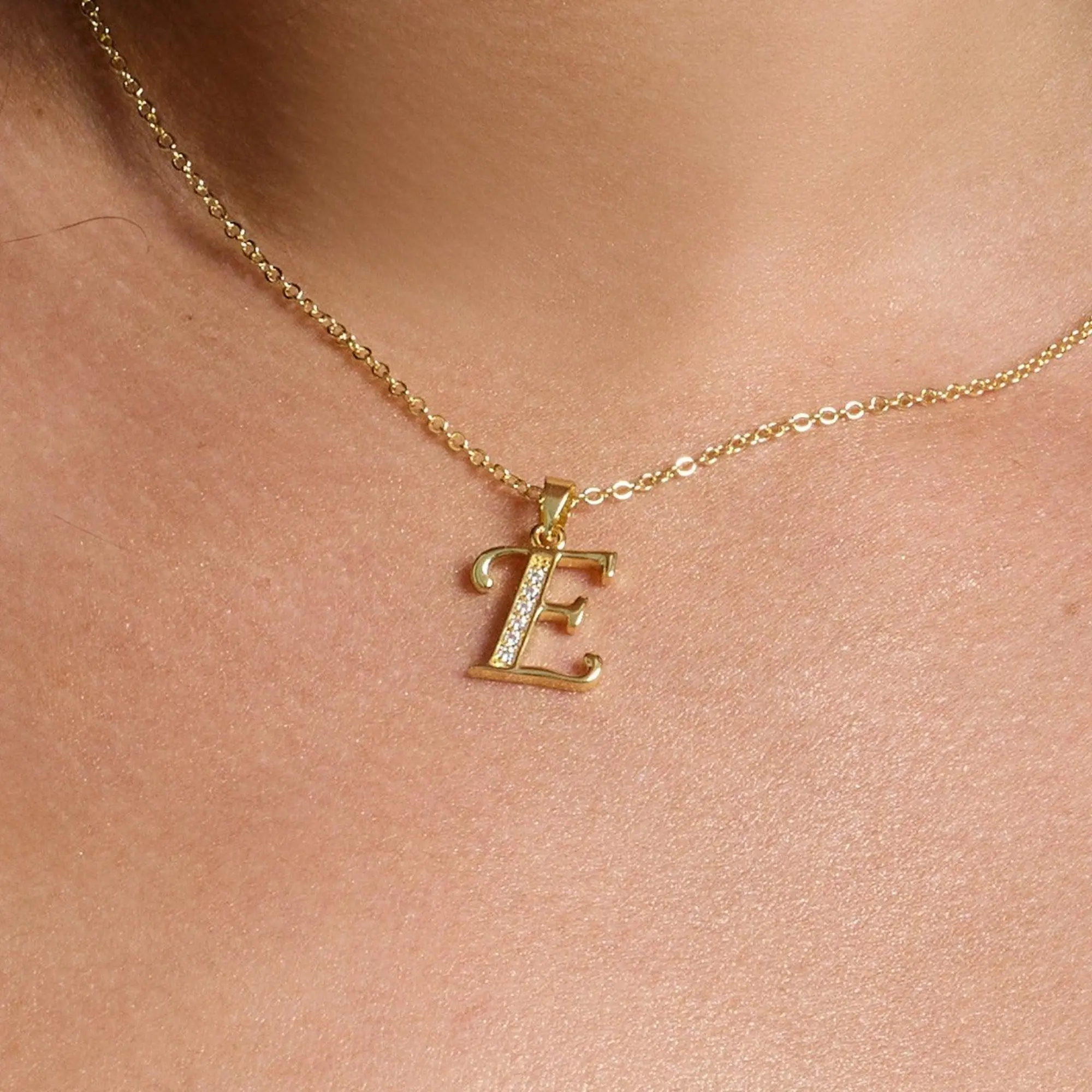 EVRY JEWELS Gold or Silver Plated Women's Hypoallergenic Say My Name Necklace