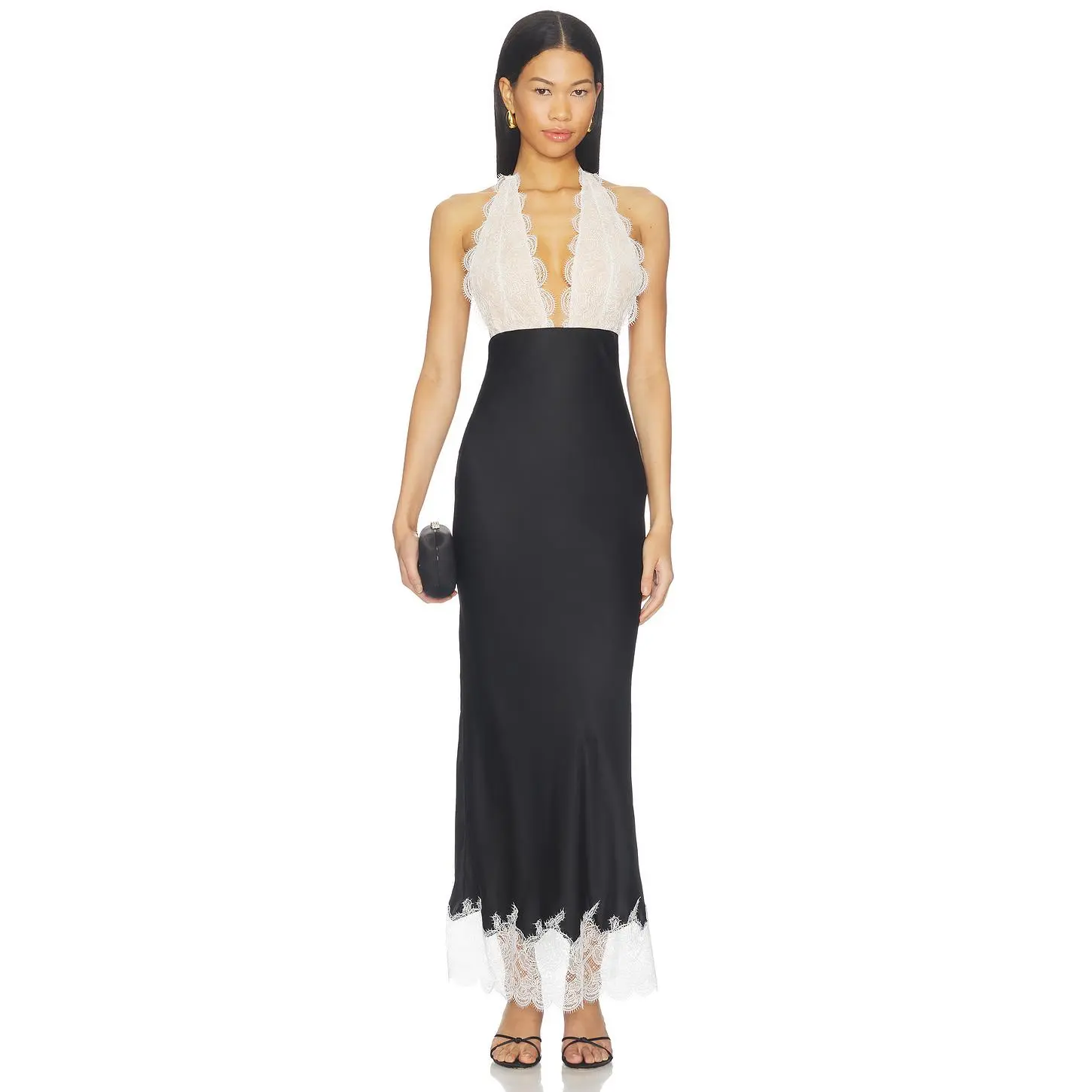 DELFI Zuri Dress in Black & White