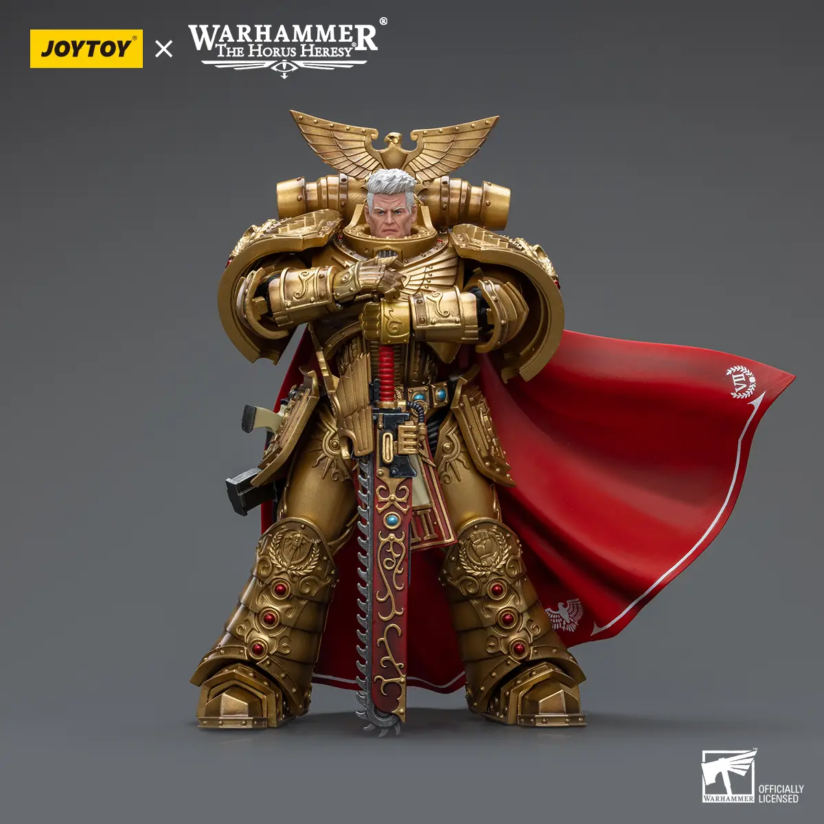 Joytoy 1:18 Scale PVC Imperial Fists Rogal Dorn Primarch Action Figure - VIIth Legion Action Figurine, Character Figurine, Unisex Collectible Toy for 12+ Years Old