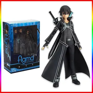 Sword Art Online Kirito Kirigaya Kazuto And Asuna Yuuki Anime Figure Standing Model PVC Detachable Collectible Desktop Ornament
