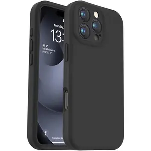 Compatible with iPhone 16 Pro Max Case, Liquid Silicone Upgrade [Camera Protection] [Soft Anti-Scratch Microfiber Lining] Shockproof Phone Case for iPhone 16 Pro Max 6.9 inch