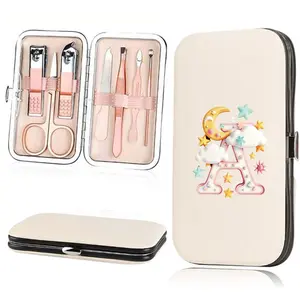 7-Piece Compact Nail Clipper Set, Premium Durable Nail Care, Foot Care, Manicure Tool and Pedicure Tool, Nail File, Portable Design, Christmas & Halloween Gifts