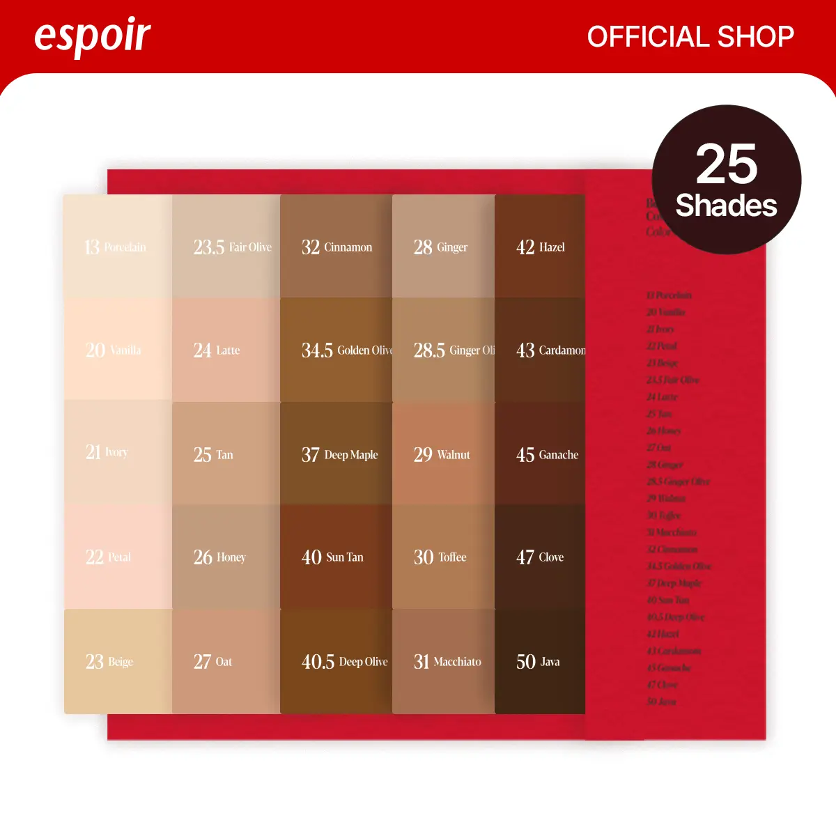 Espoir Official][Trial Kit] Be Velvet Cover Cushion Foundation 25