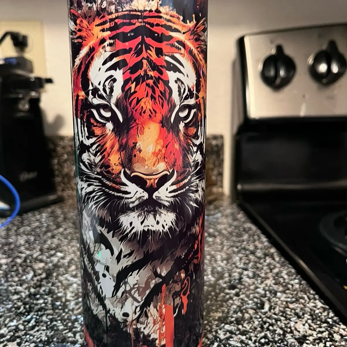 Tiger tumbler: Travel Drinkware with Lid