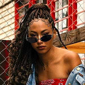 FEISEDY Retro Oval Sunglasses Women Men Fashion Designer Cosplay Glasses Halloween Party Accessories B2376