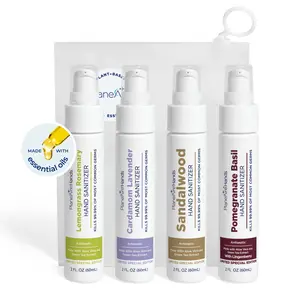 PlaneAire 2-in-1 Lotion Hand Sanitizer 4-Pack | Plant-Based, Moisturizing, TSA-Approved | Soothing Blend  with Organic Essential Oils & Antioxidants