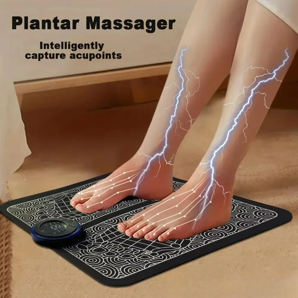 Electric Foot Massager Pad Muscle Massage Relaxation Trainer For Massage Fitness Outdoor Sport Home Family Relax