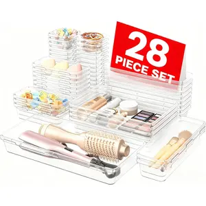 Drawer Organizer for Bathroom Vanity Adjustable Compartments – Great Gift for Home Organization