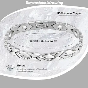 Copper Bracelets for Women, Effective Pure Copper Magnetic Bracelet with 3500 Gauss Magnets magnetic therapy bracelet copper jewelry copper magnetic bracelet energy