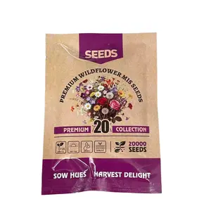 Simple Sowing, Rapid Blooming,20000 Home Grown Wildflower Seeds Bulk Seeds Mix (Pure Seeds - No Filler) Attracting Bees, Birds & Butterflies Wildflowerseeds Garden