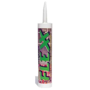 Sashco Sealants Gray MorFlexx Grout Repair 15020 10.5oz, Flexible Seal, Textured Look, Adhesive