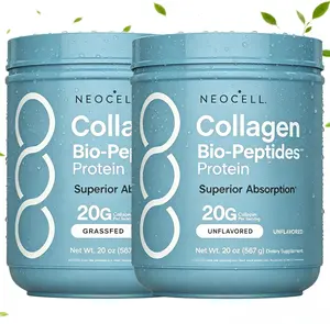 2X NeoCell Collagen Bio-Peptides Powder 20oz 567G - Grassfed Protein Supplement - Advanced with 18 Essential Amino Acids.