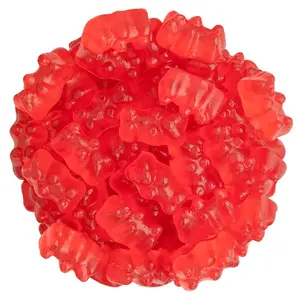 NY Spice Shop Wild Cherry Gummy Bears -  Fruity Gummies Candy  - Cherry Flavor Sweet Snack gummycandy Corn Sugar