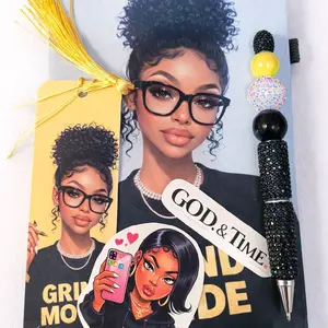 Faith Based Boss Babe Journal Set | God & Time Notebook Bundle | Christian Entrepreneur Gift | Luxury Planner Set