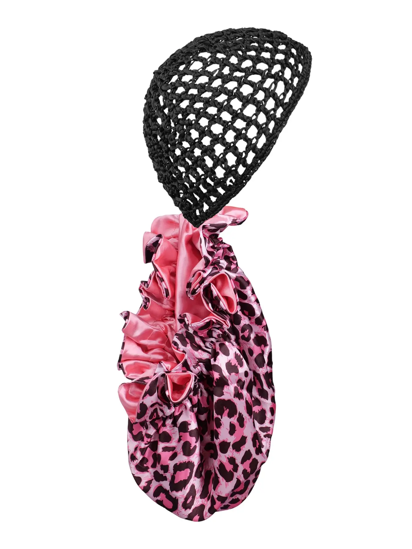 2-in-1 Night Cap, Anti-Static & Breathable Sleep Bonnet, Curly Hair Nightcap, Reduces Friction & Split Ends, Suitable for Long Straight and Curly Wigs