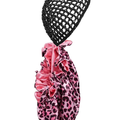 2-in-1 Night Cap, Anti-Static & Breathable Sleep Bonnet, Curly Hair Nightcap, Reduces Friction & Split Ends, Suitable for Long Straight and Curly Wigs