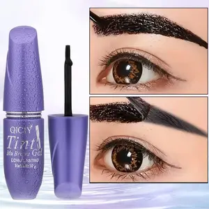 Volumizing Brow Gel, Buildable Wax-Gel Hybrid, Full Voluminous Look, Locks Brow Hairs in Place, Ideal for Brunette Hair Color, Tinted Brow Gel