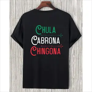 Mexican Chola Chingona Hoodie Men Long Sleeve Graphic Print Streetwear Baddie Aesthetic Aztec Latino Cultural Apparel Sweatshirt