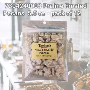 Durhams 7304240003 Praline Frosted Pecans 5.5 oz - pack of 12